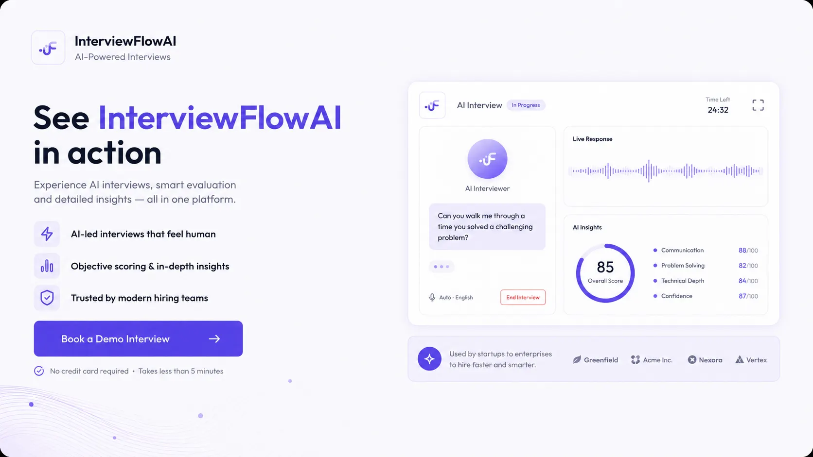Decision guide for choosing an AI interview platform by hiring volume and interview format