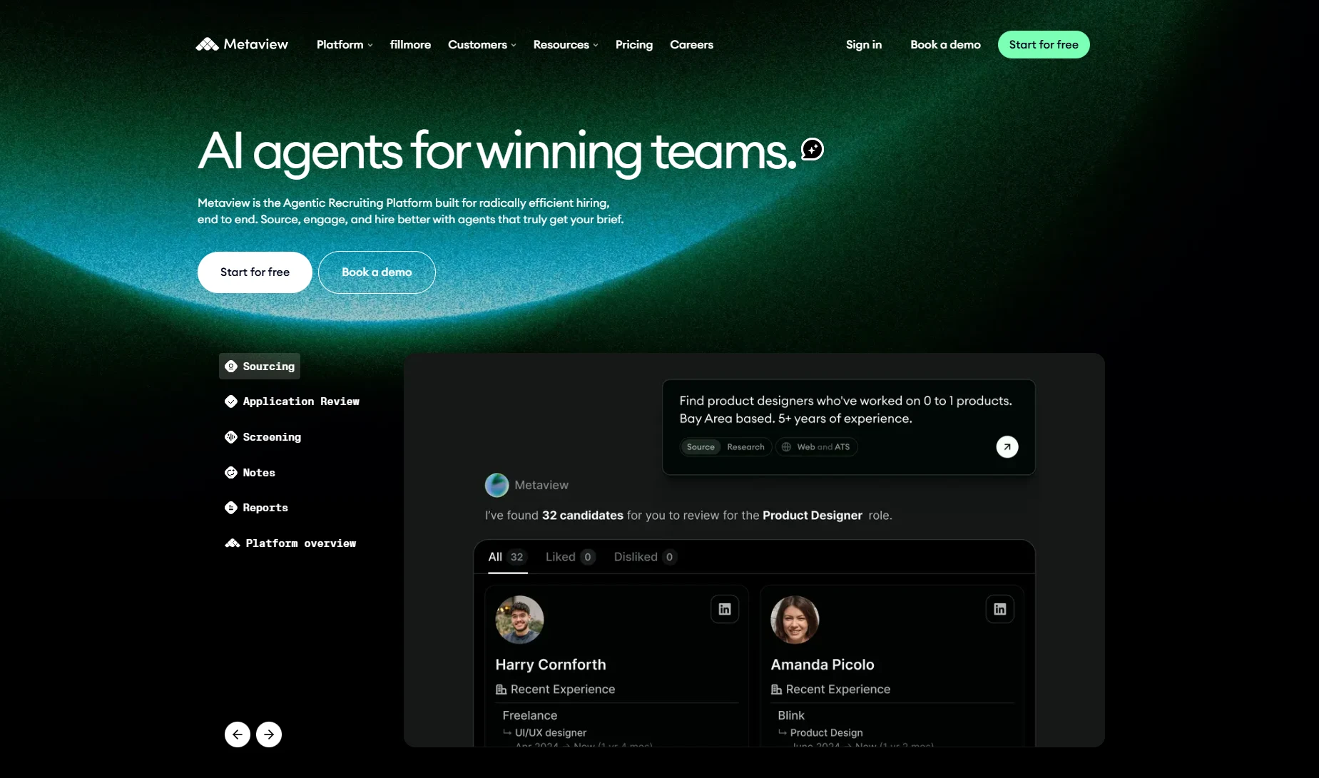 Metaview AI recruiting and interview notes platform