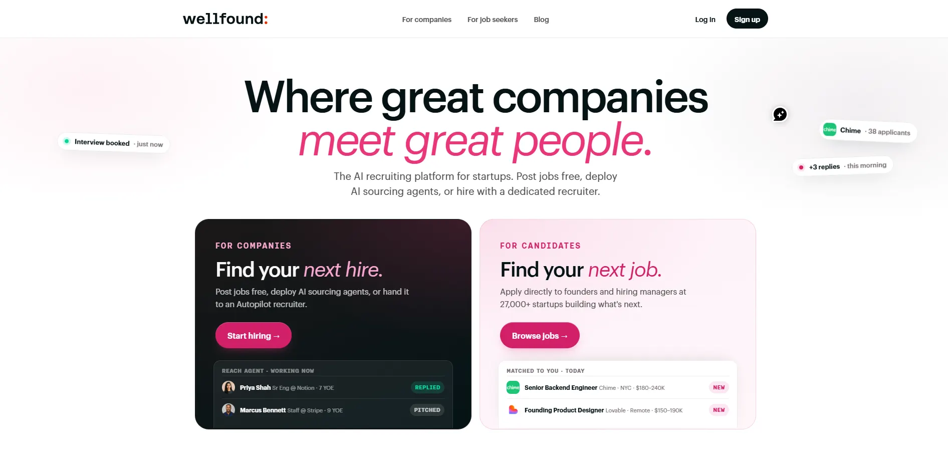 Wellfound startup recruiting platform